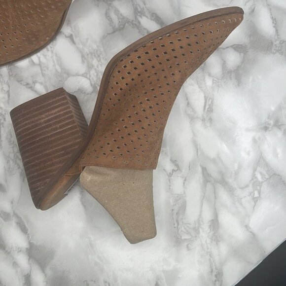 Steve Madden Sully Mule Cognac Suede Sz 7.5 - Picture 11 of 16
